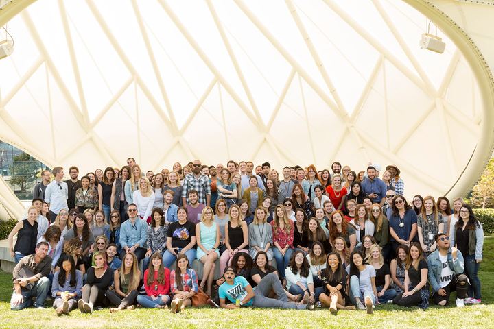 The McBeard team gathered for a group photo, 2016